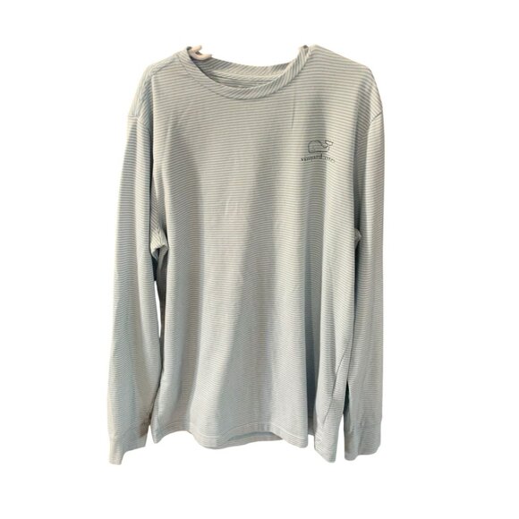 Vineyard Vines Womens Medium 12 14 Edgartown Tshirt Shirt Long Sleeve Pullover S - Picture 1 of 5